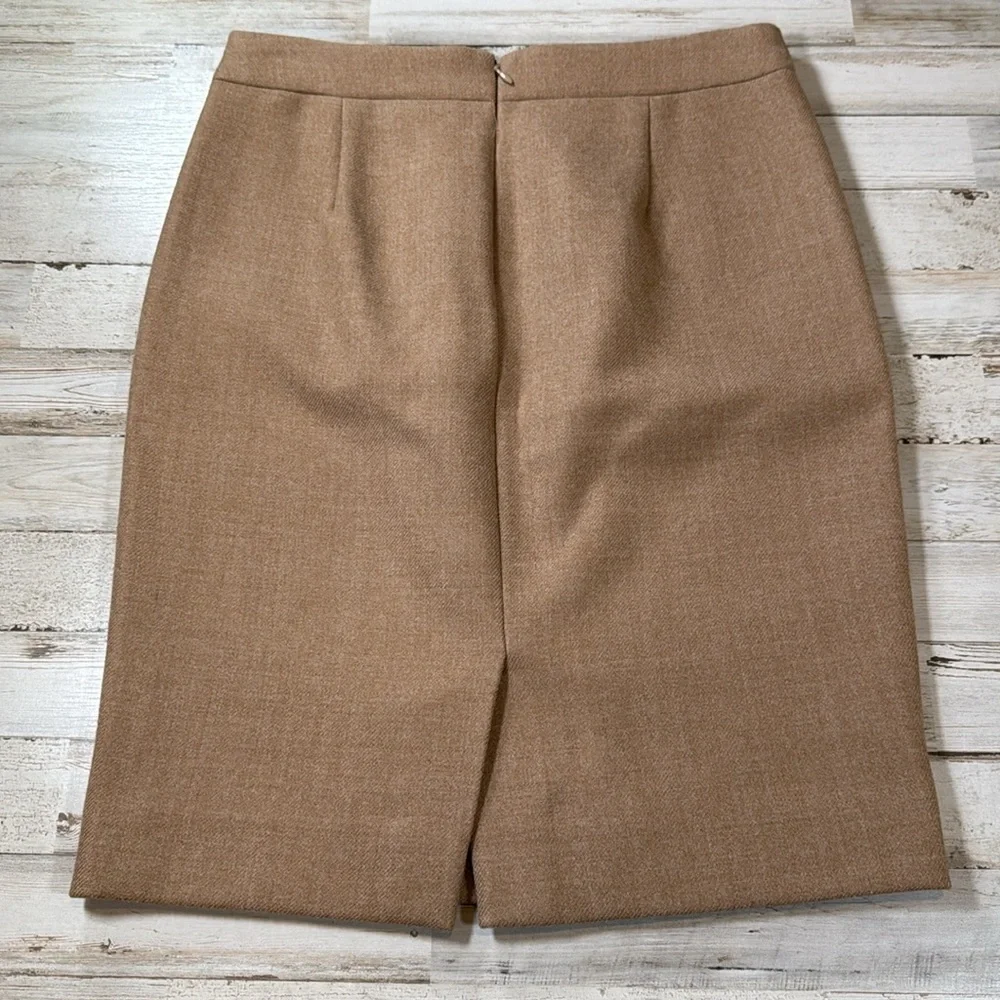 J Crew 100% Wool Pencil Skirt - Picture 2 of 7